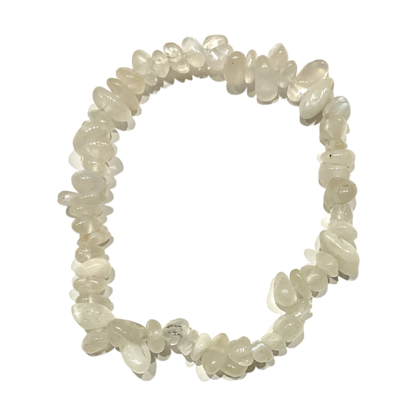 Bracelet baroque Pierre de lune bleutée A+ - Foliesbijoux