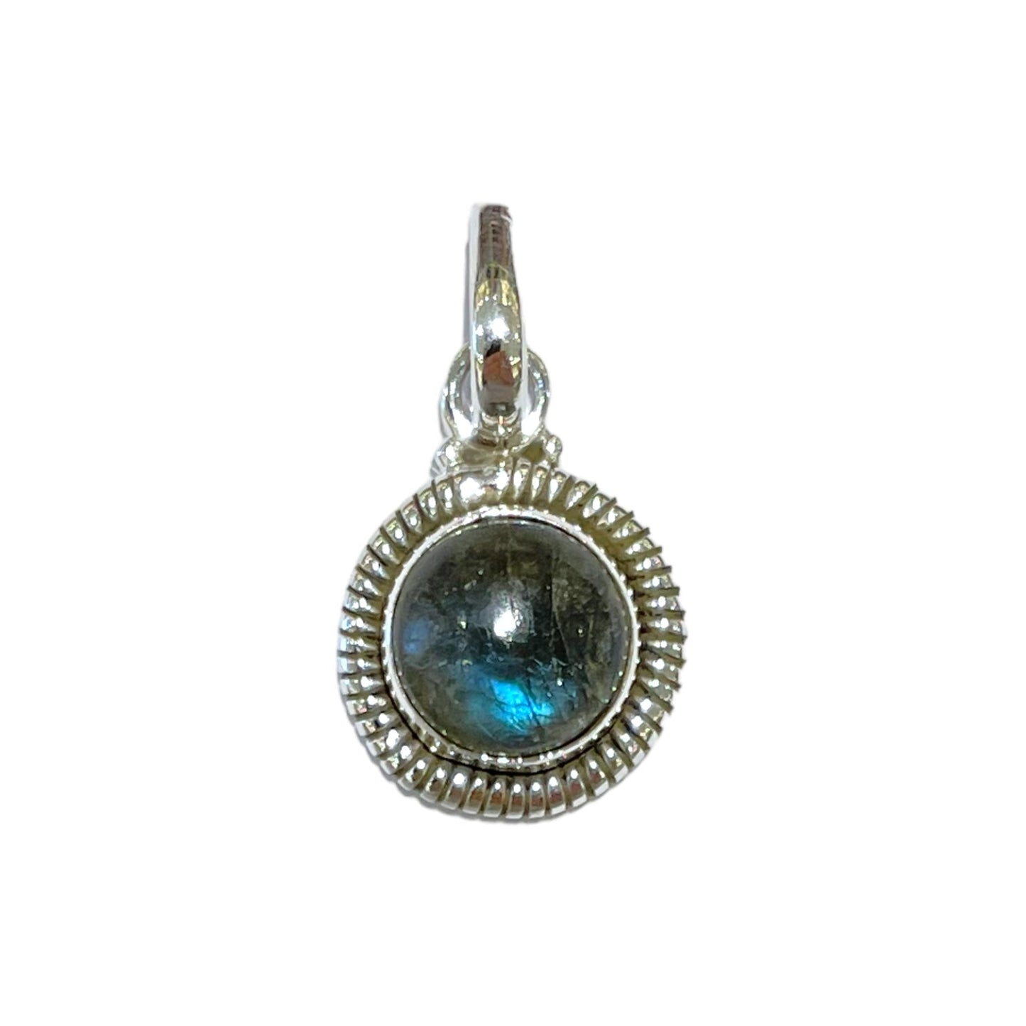 Pendentif Argent 925 & Labradorite - Foliesbijoux