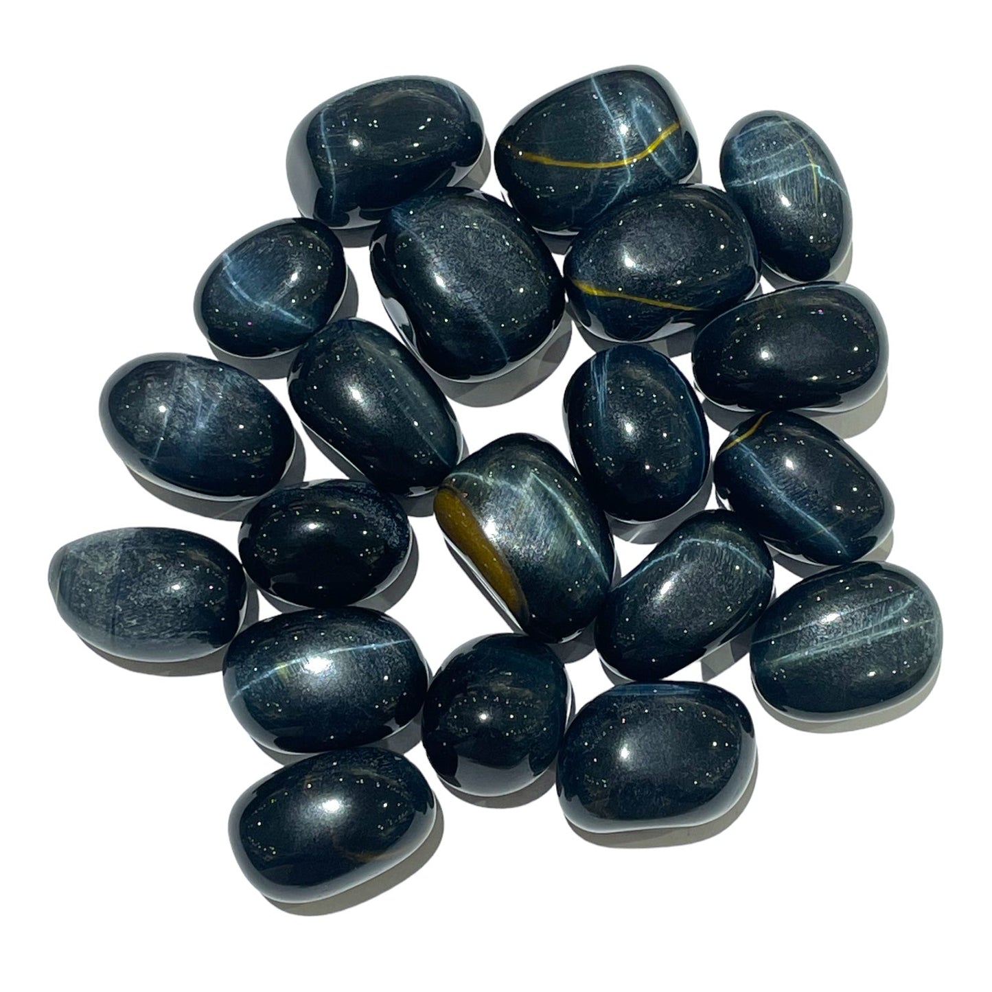 Pierre roulée en Oeil de Faucon - Foliesbijoux