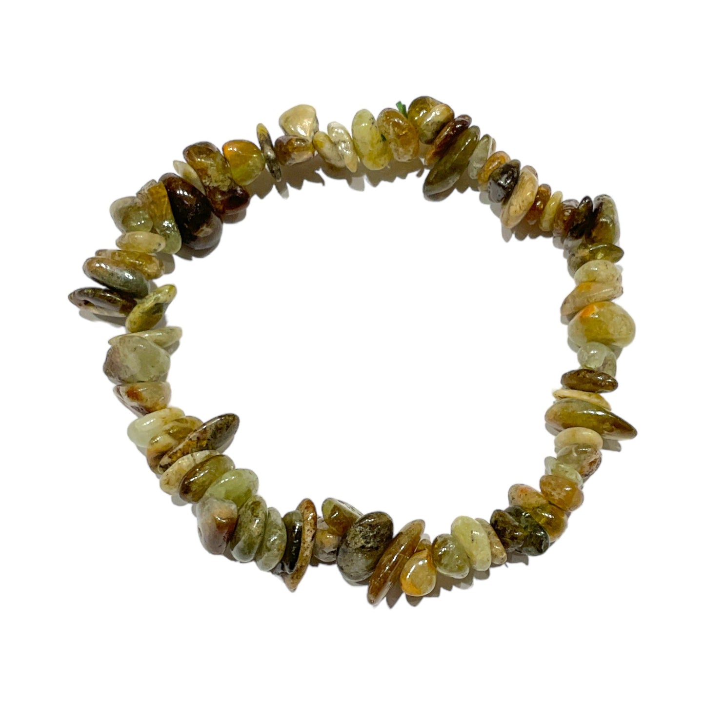 Bracelet baroque Grenat vert AA - Foliesbijoux