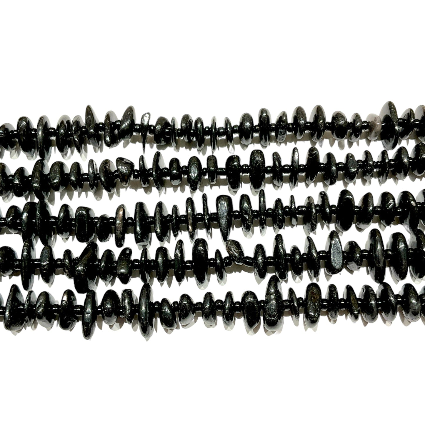 Fil de pierre baroque Hypersthène A 5 x 12 mm - Foliesbijoux