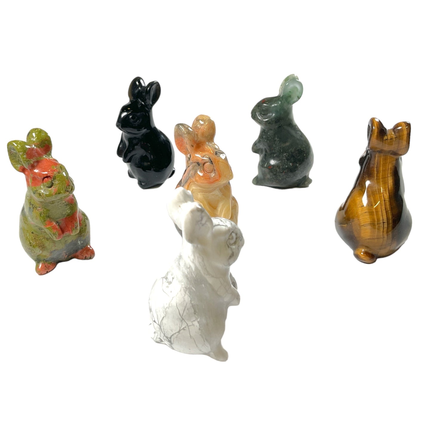 Figurine Lapin en oeil de tigre - Foliesbijoux