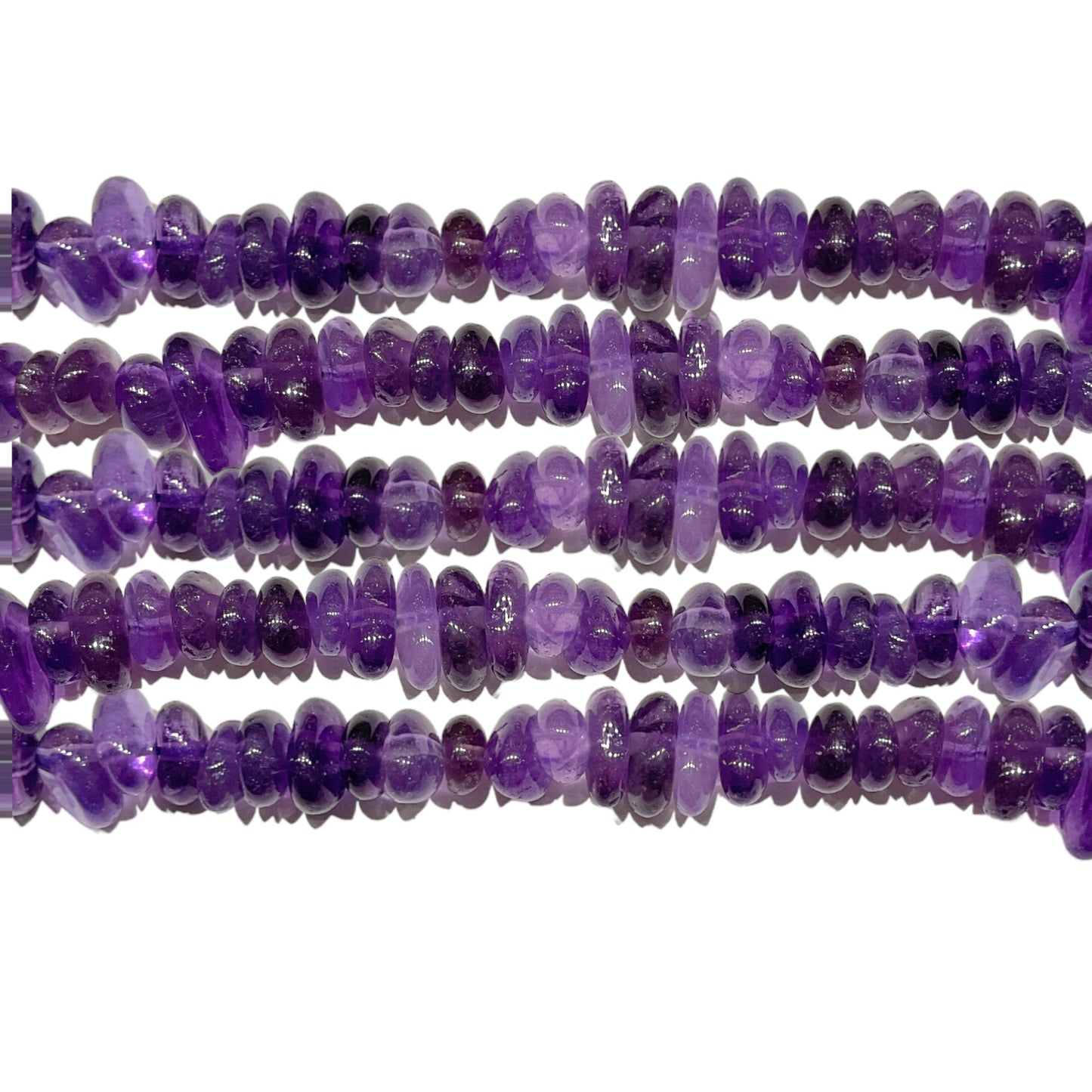 Fil de pierre baroque Améthyste A - Foliesbijoux