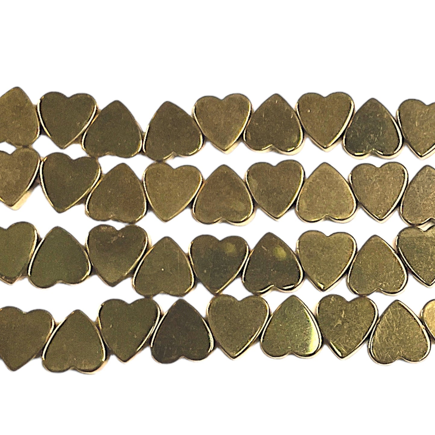 Fil de perle Hématite electroplaquée bronze/doré HED-87 - Foliesbijoux