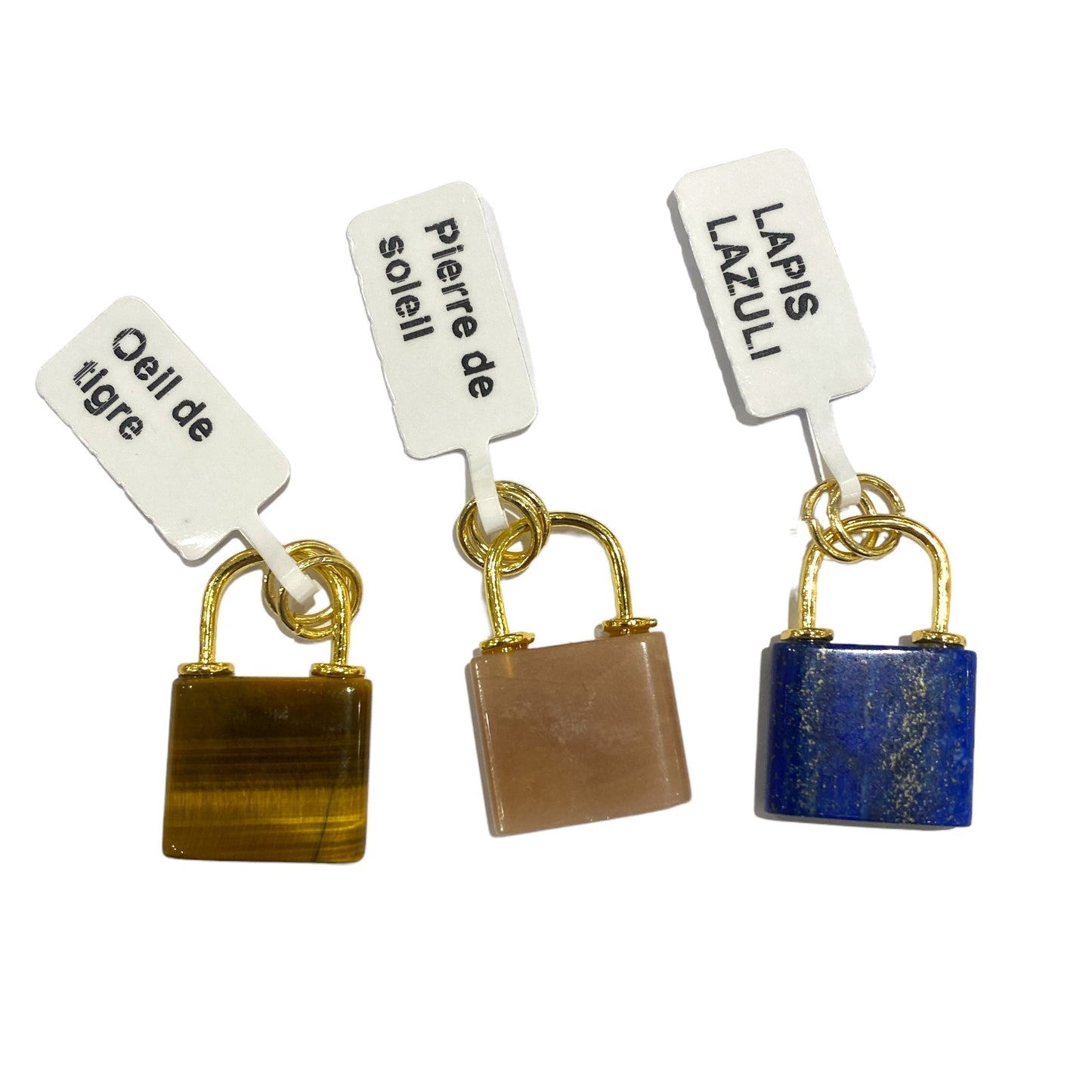 Pendentif forme cadena doré - Foliesbijoux