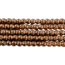 Load image into Gallery viewer, Fil de perle Hématite electroplaqué bronze HEB-8
