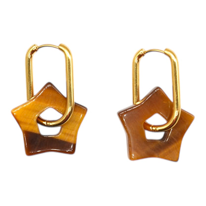 Lot de 2 charm’s Etoile pour boucle d’oreille (Créole non comprise) (2 tailles disponible)