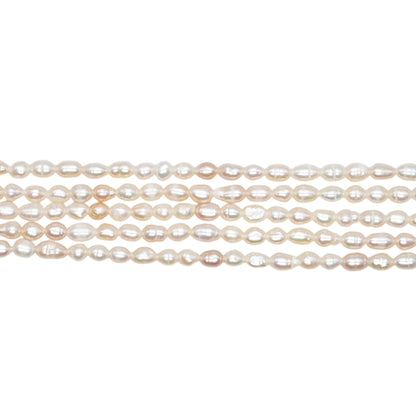 Fil de perle d’eau douce 3.8-4mm [19]