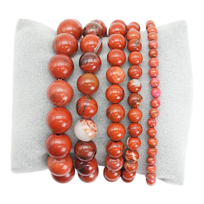 Bracelet Jaspe rouge A