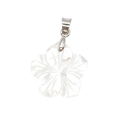 Pendentif fleur de monoi en nacre 1.5 cm