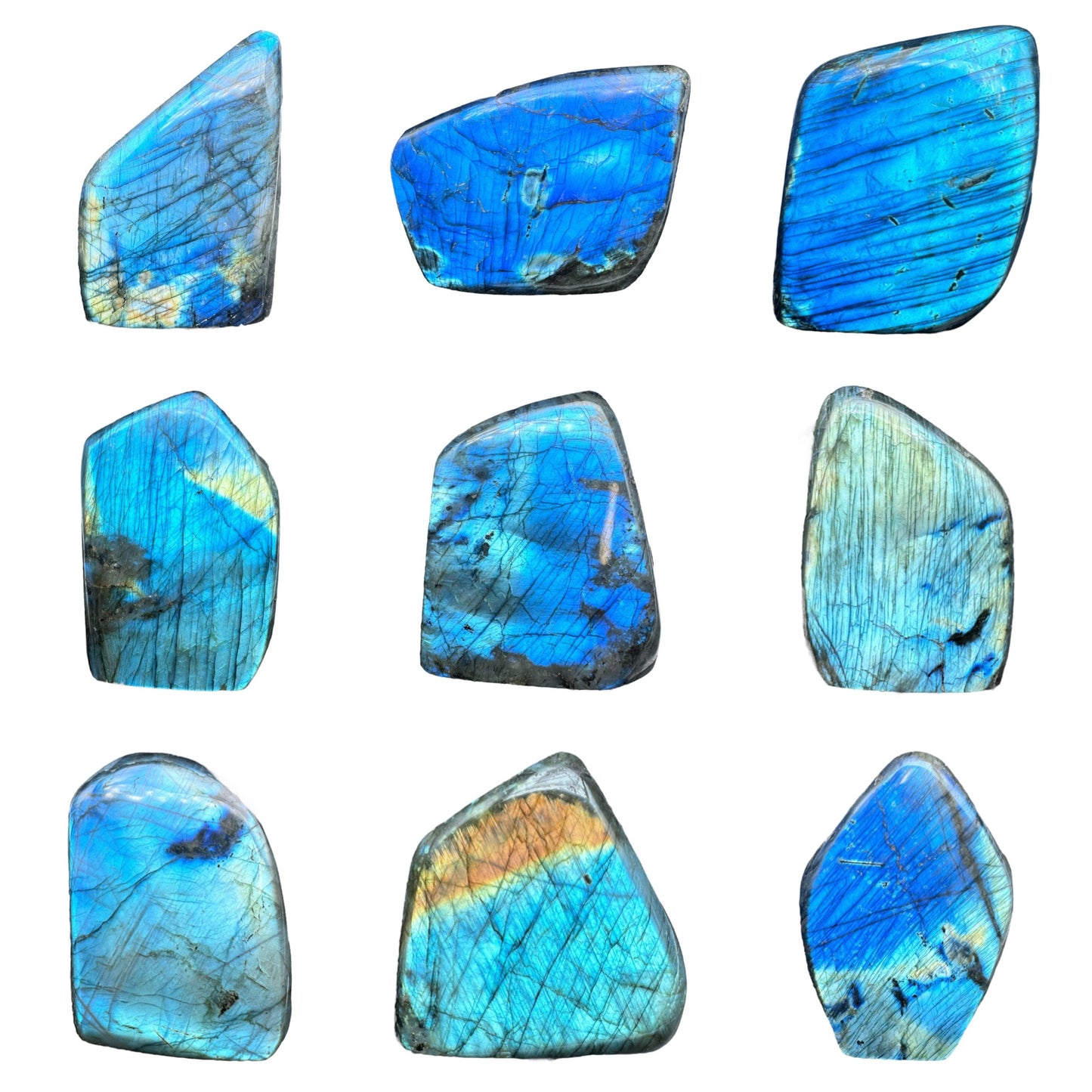 Labradorite bloc flashy forme libre AAA 1 kilo