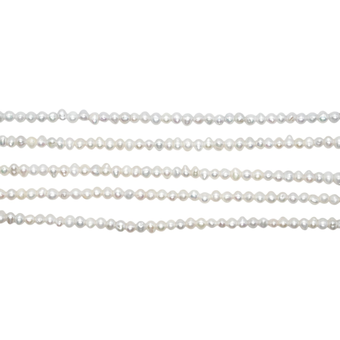 Fil de perle d’eau douce 3-4 mm [10]
