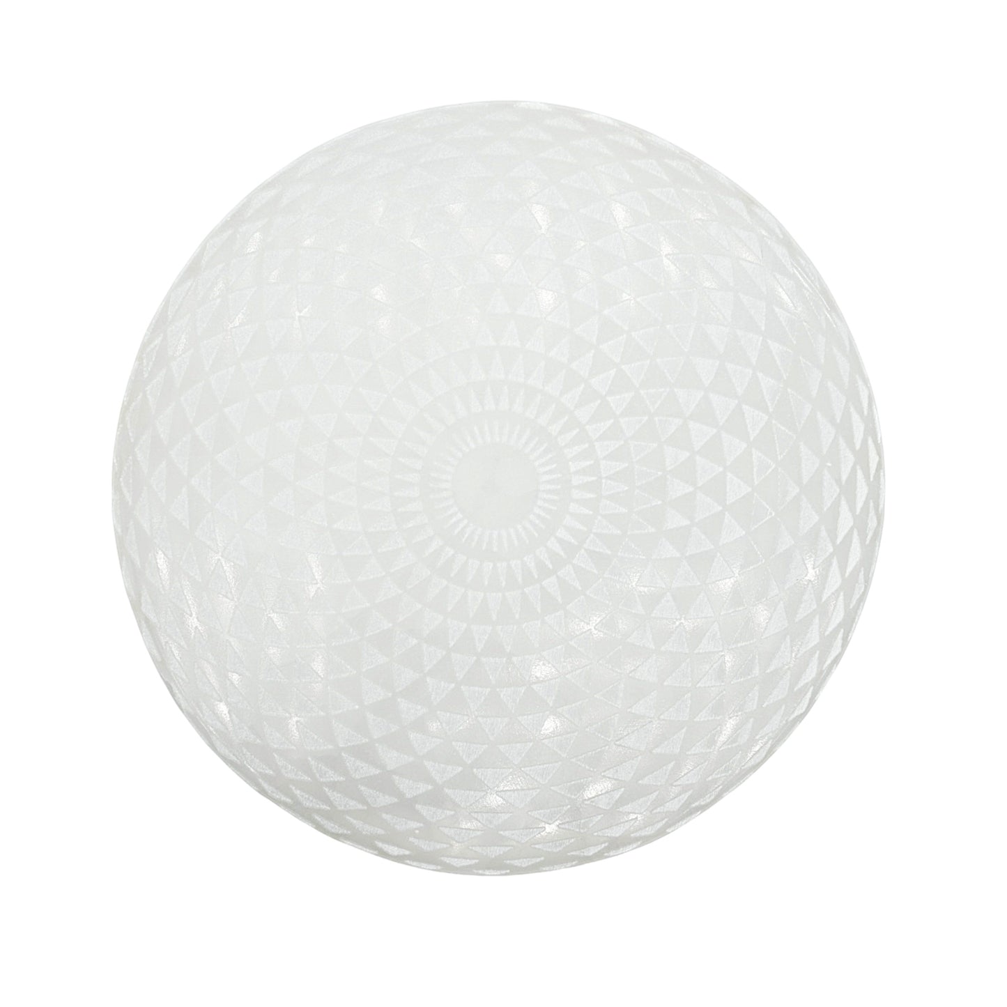 Plaque Rosace géométrique en sélénite 15 cm