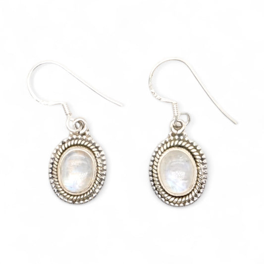 Boucle d'oreille Pierre de lune