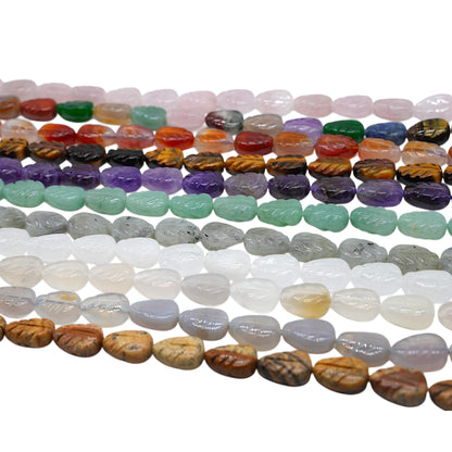 Fil feuille en pierre naturelle référence 34 — 15x12 mm (7 pierres disponible)