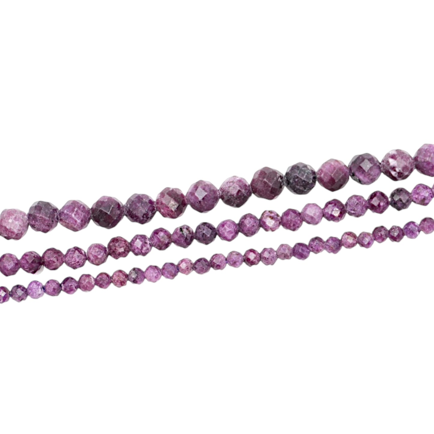Fil de perles facettées Sugilite
