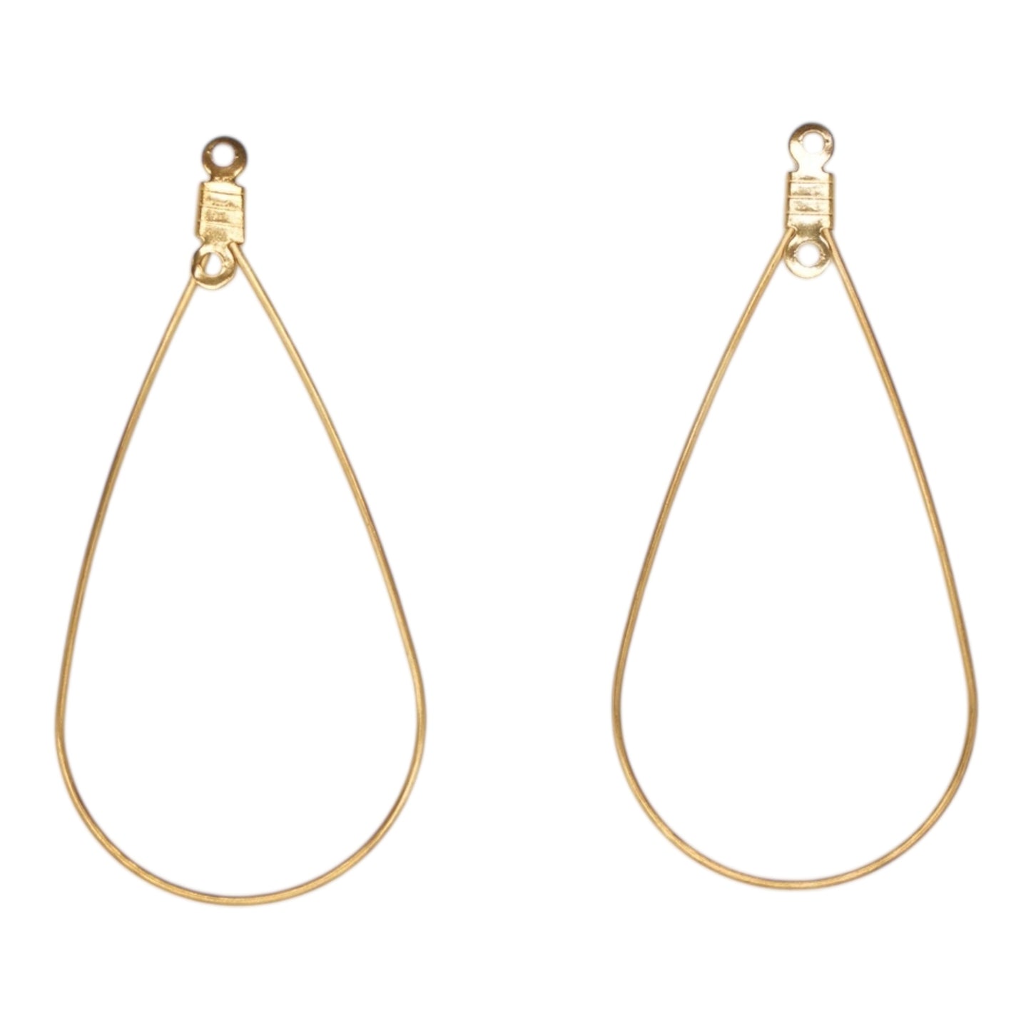 10 paires de supports de boucle d’oreille à personnalisé en acier inoxydable (2 tailles disponible) (Attache acier vendus séparément)