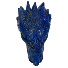 Charger l&#39;image dans la galerie, Tete de Loup en Lapis-lazuli pièce unique 12x7x7cm numéro TL1
