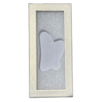 Gua sha Agate verte chauffée forme coeur