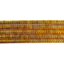 Charger l&#39;image dans la galerie, Fil de perle Hématite electroplaquée dorée claire HEDC-1
