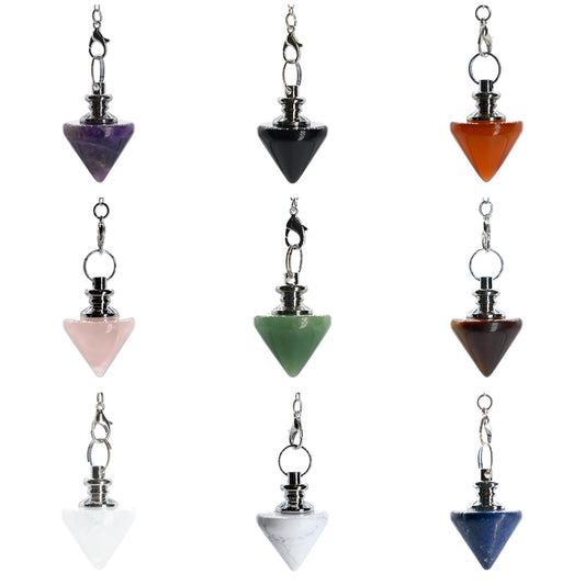 Pendule forme toupie (10 pierres disponible)