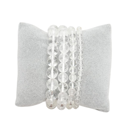 Bracelet Cristal de roche (avec inclusion)