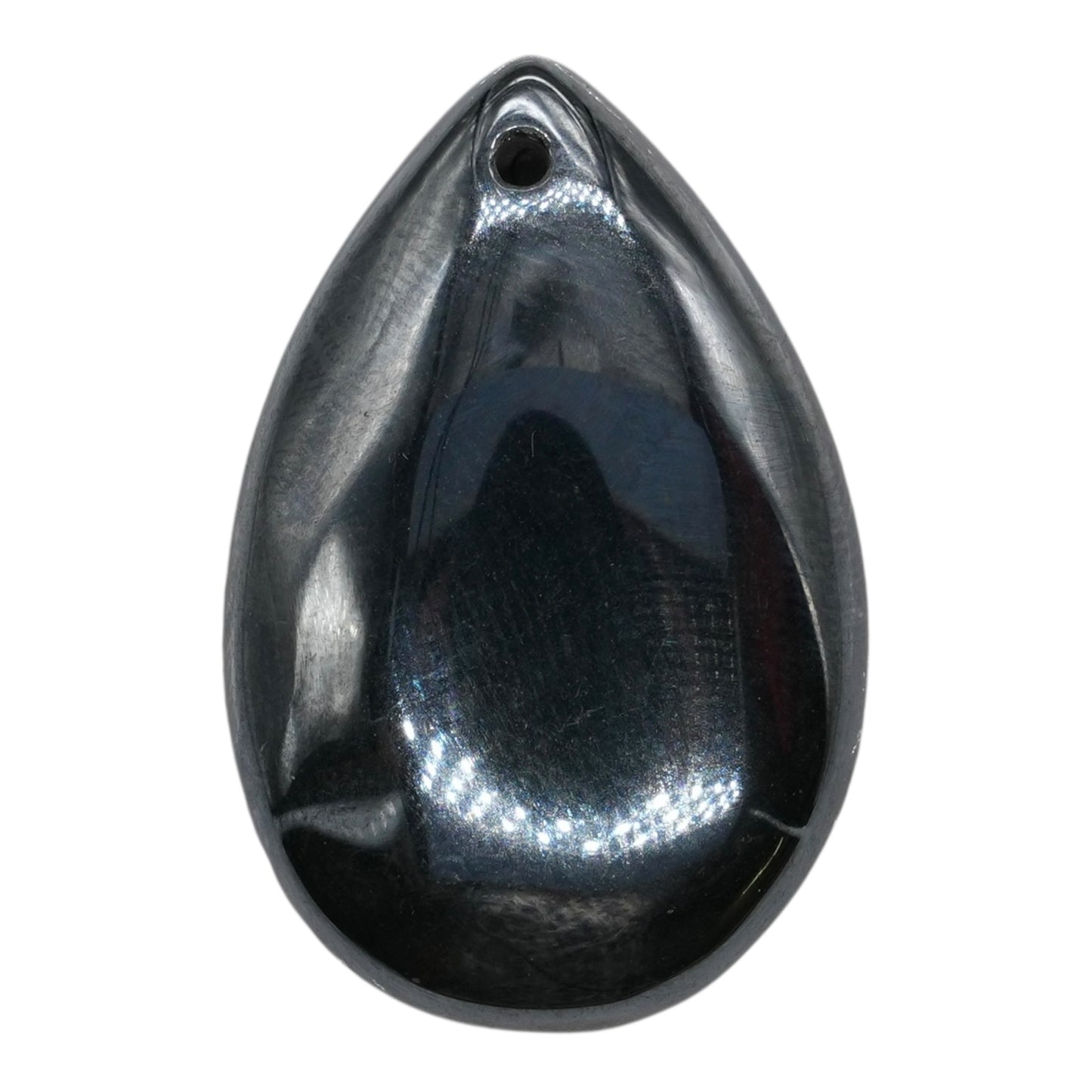 Pendentif Terahertz forme goutte percé devant