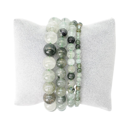 Bracelet Quartz tourmaline verte A