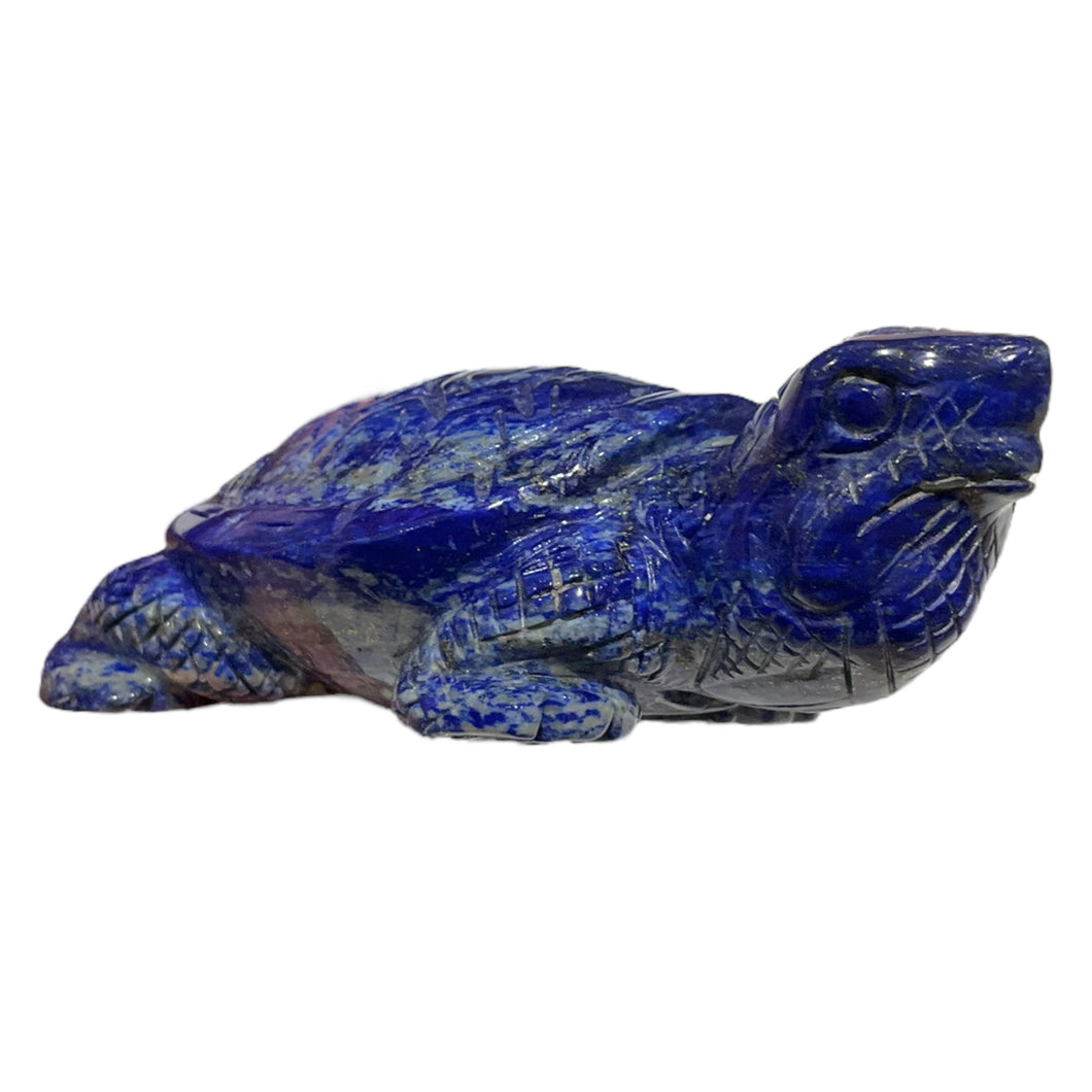 Tortue en Lapis-lazuli pièce unique numéro TL2