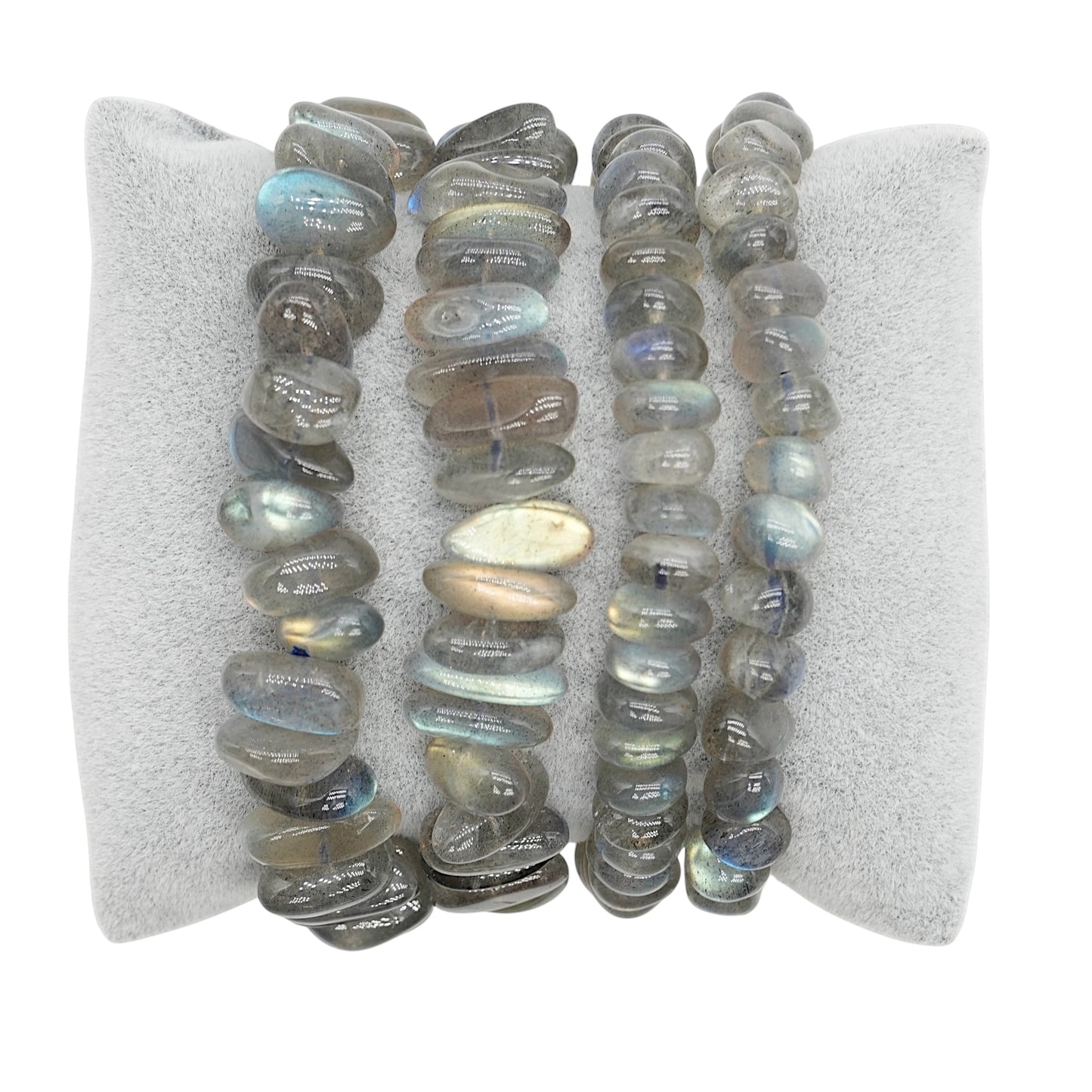 Bracelet baroque Labradorite AAA (Diamètre aléatoire 5-10 mm)