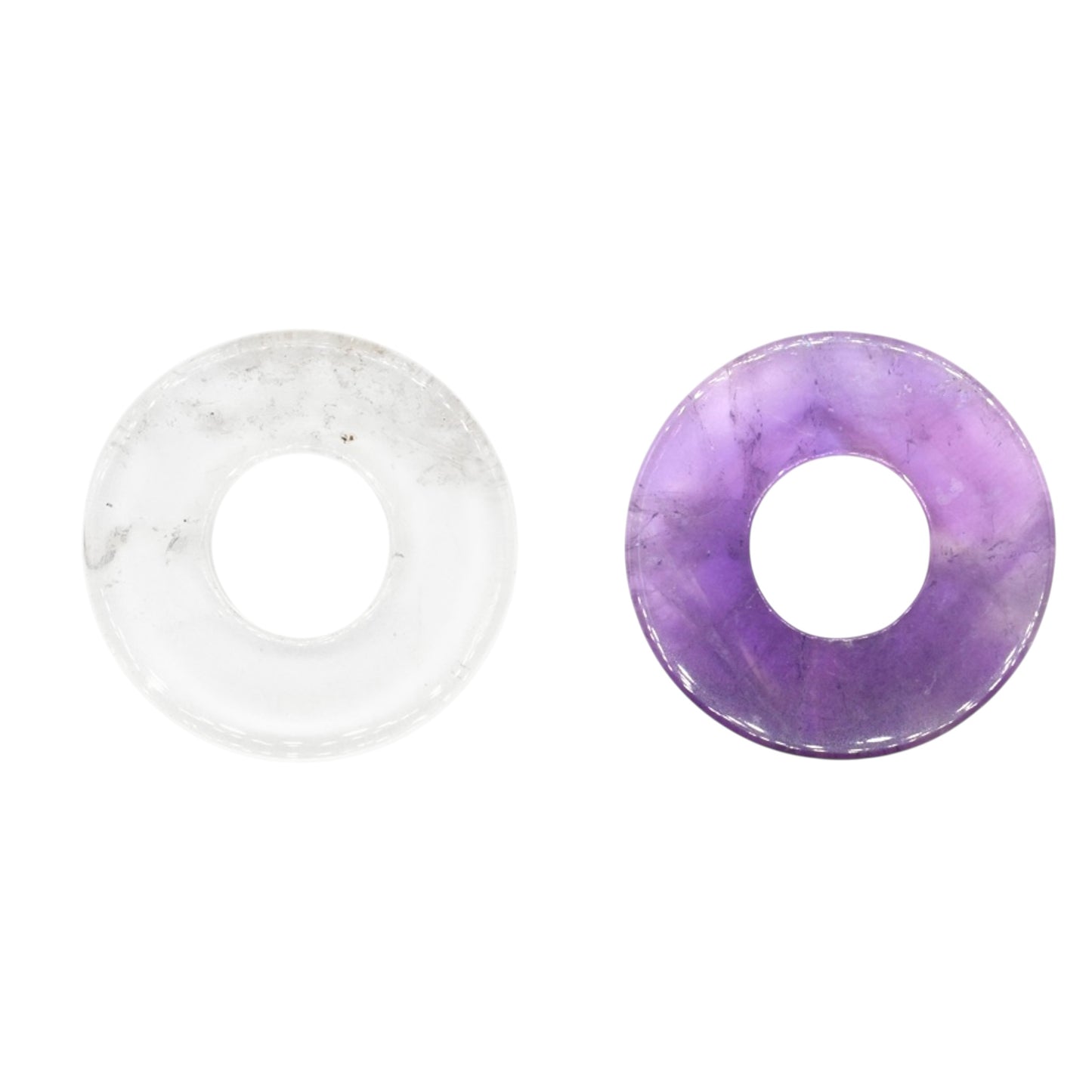Lot de 2 charm’s Donut pour boucle d’oreille (Créole non comprise) (2 tailles disponible)