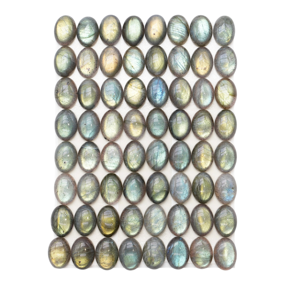 Lot de 64 pendentif Cabochon OVALE Labradorite AAA 10x14 mm