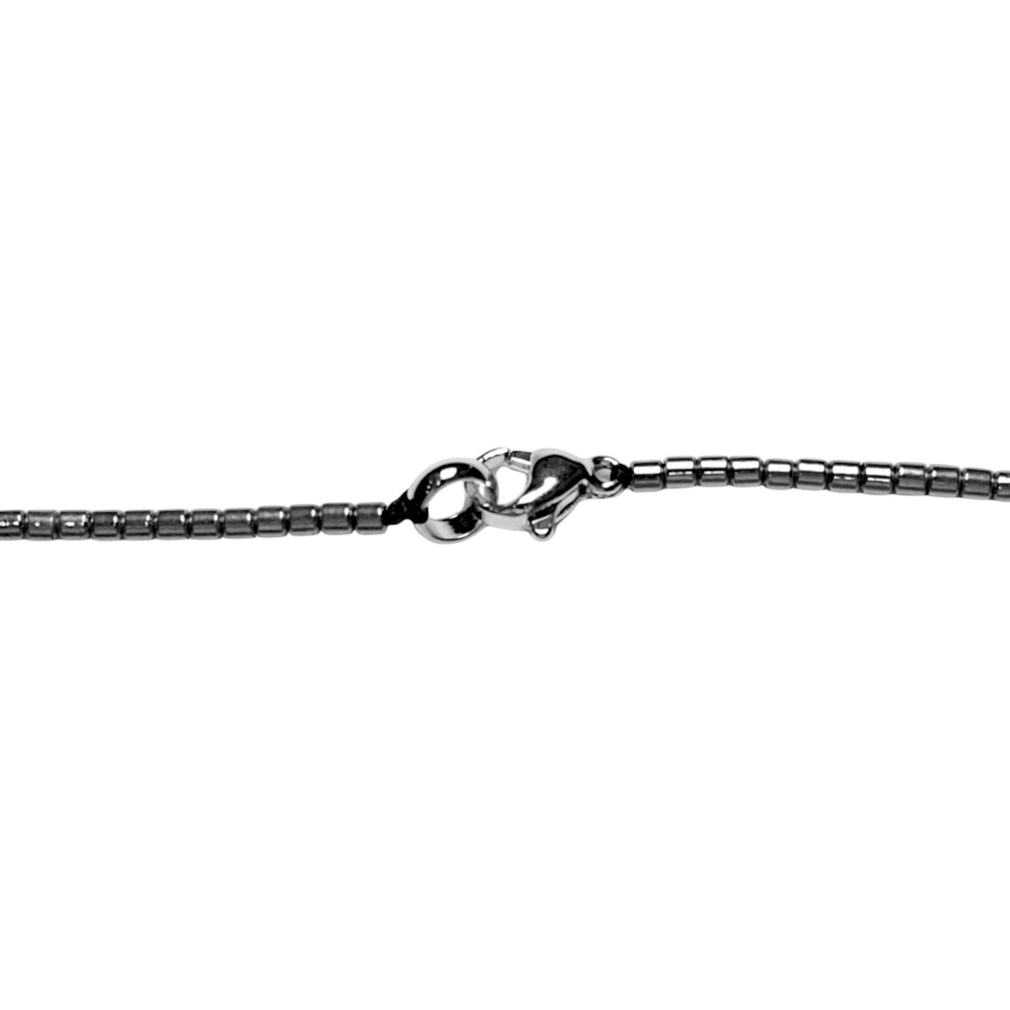 Collier sautoir 70 cm Hématite electroplaquée dorée 3mm CHA-1