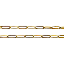 Charger l&#39;image dans la galerie, 10 chaînes en acier doré inoxydable (16G)D
