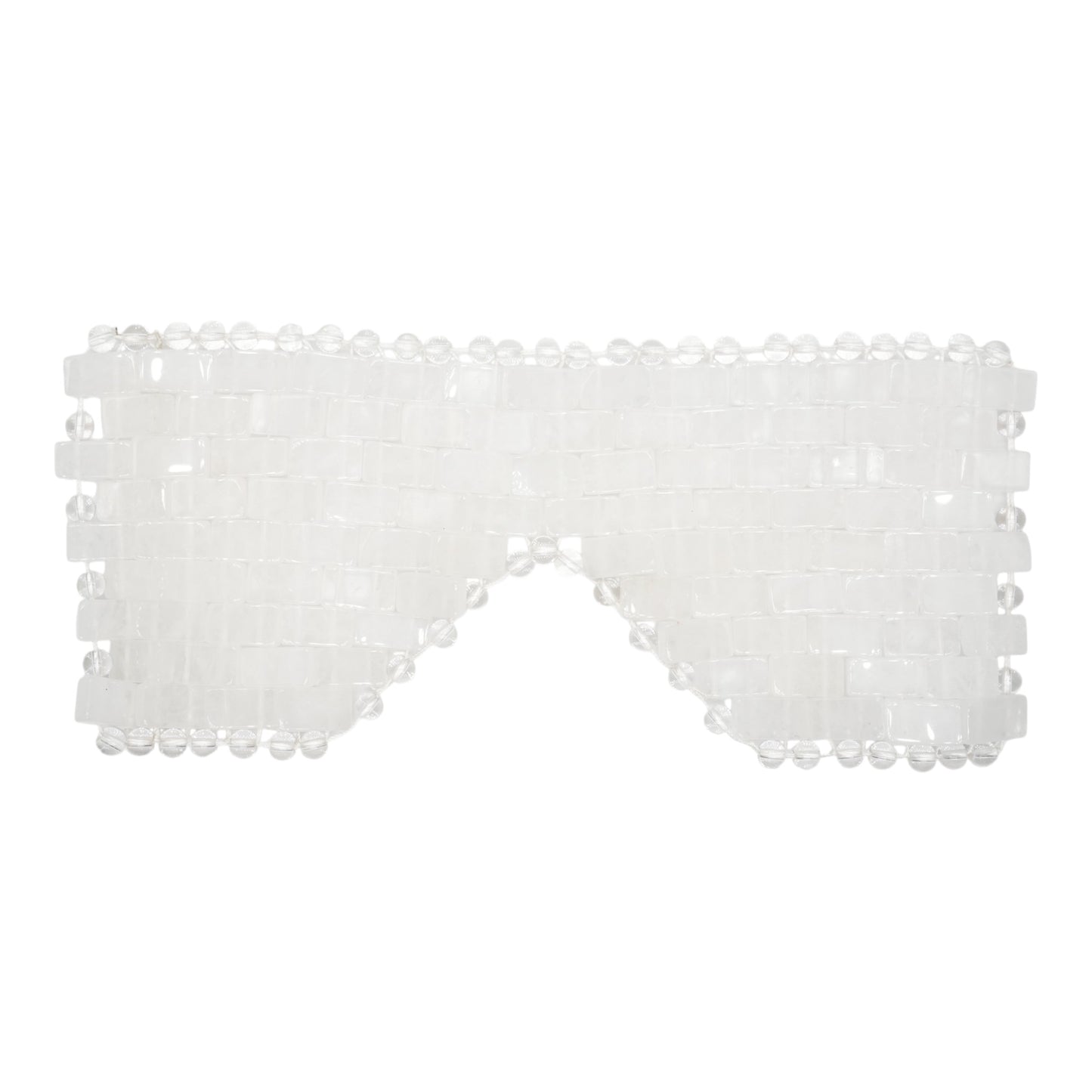 Masque yeux avec pierre naturelle (5 pierre disponible) (Boîte incluse) 21x9 cm