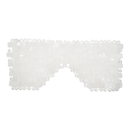 Masque yeux avec pierre naturelle (5 pierre disponible) (Boîte incluse) 21x9 cm