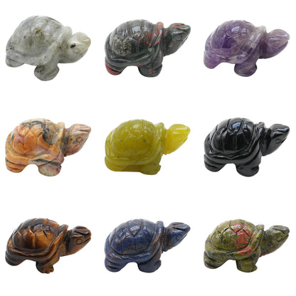 Lot de 3 Figurines de tortue AA — 50 mm  (12 pierres disponible)