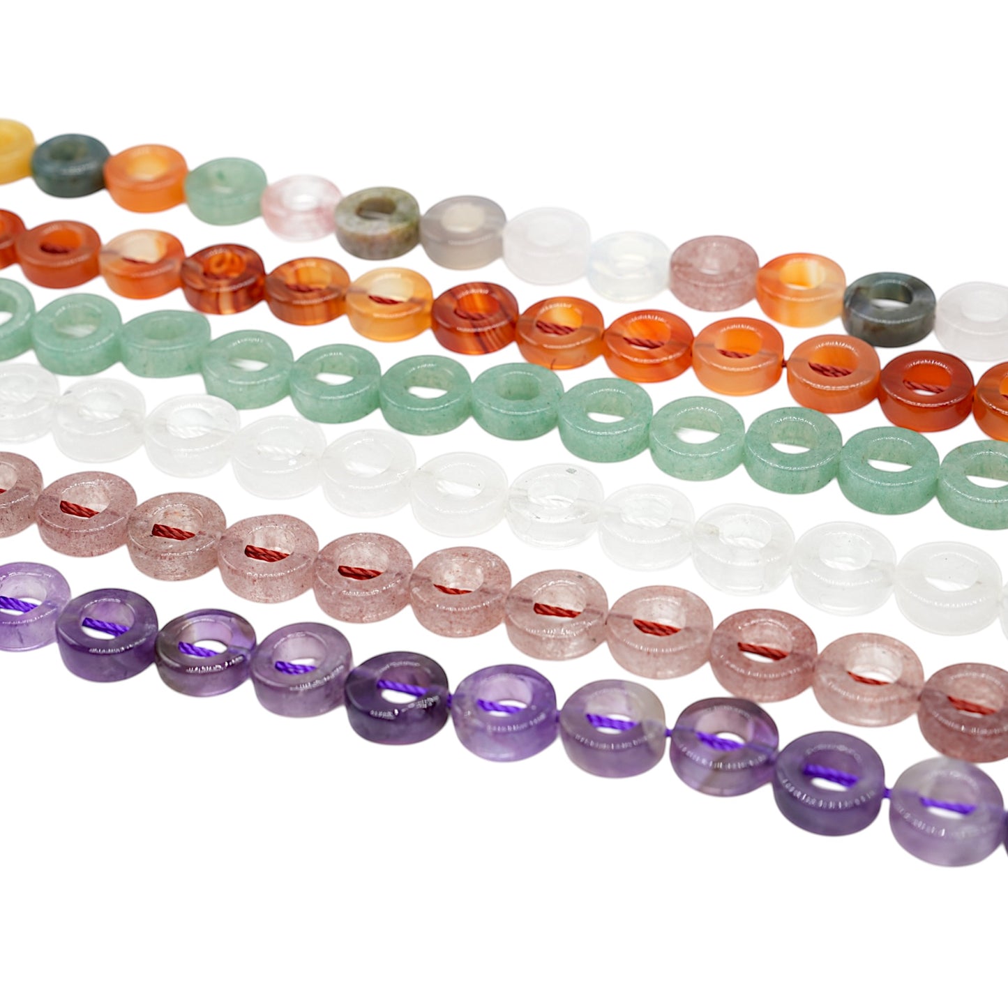 Fil de donut plat référence 40 — 10 mm (6 pierres disponible)