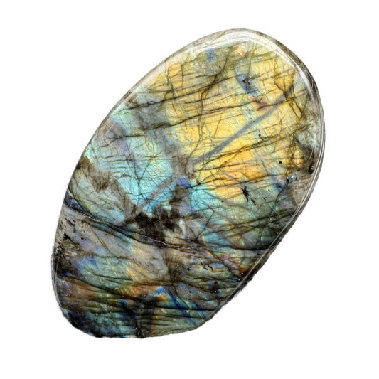 Labradorite forme libre AAA (Lot 45) 596g 10x8,5x5