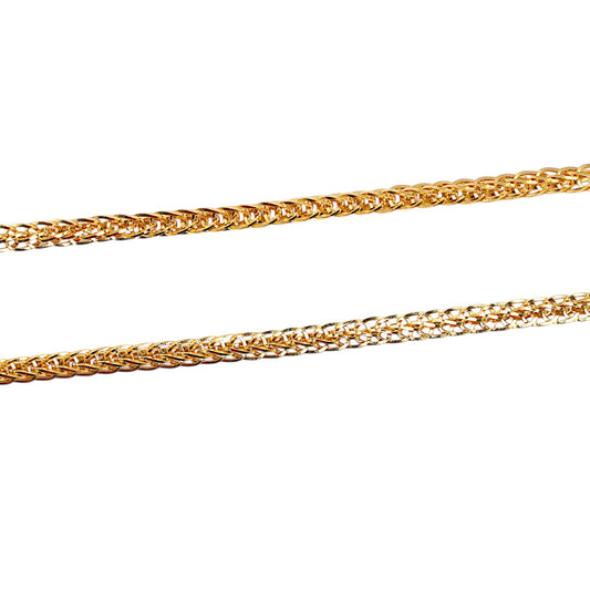 10 chaînes en acier inoxydable dorée modèle 17