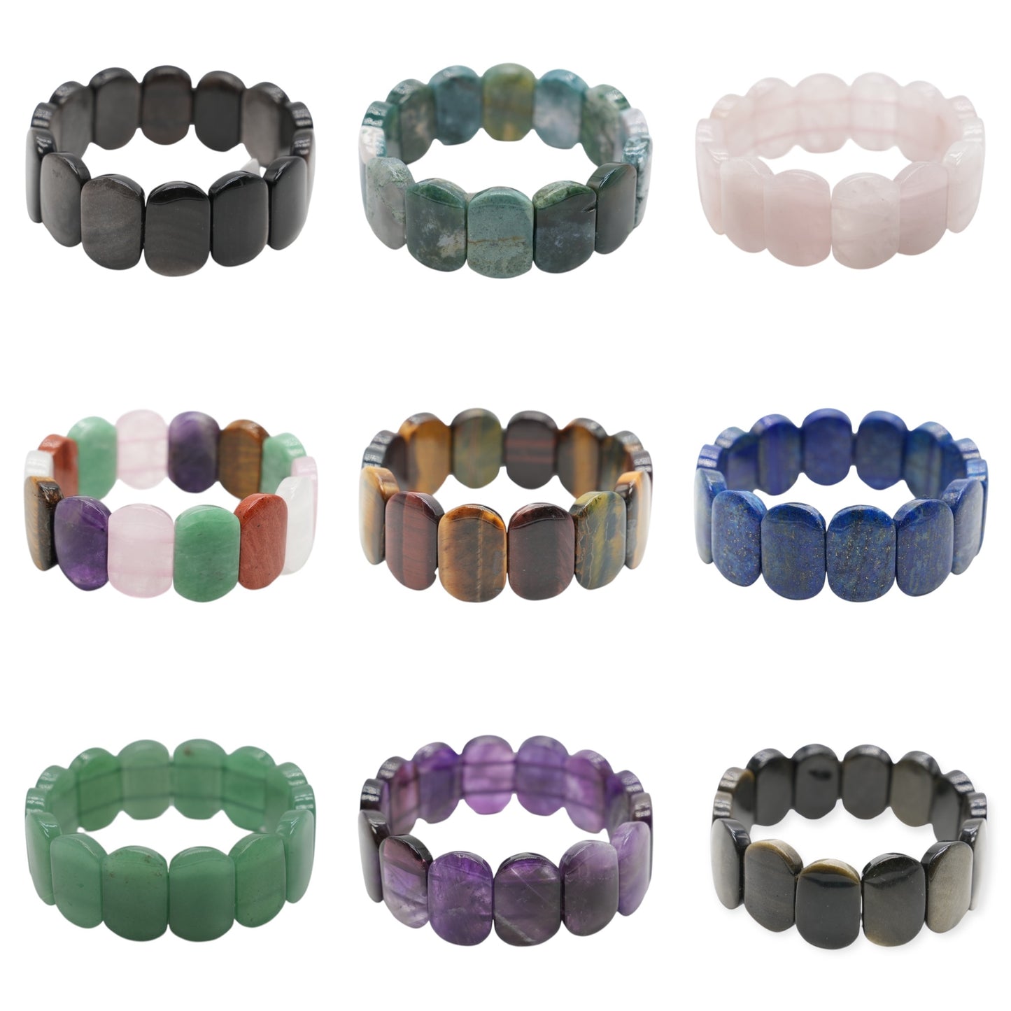 Bracelet AA+ 16x24x7 mm (9 pierres disponible) #2