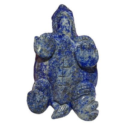 Tortue en Lapis-lazuli pièce unique numéro TL2