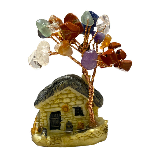 3 Maisons avec Arbre de vie en 7 chakras - Foliesbijoux