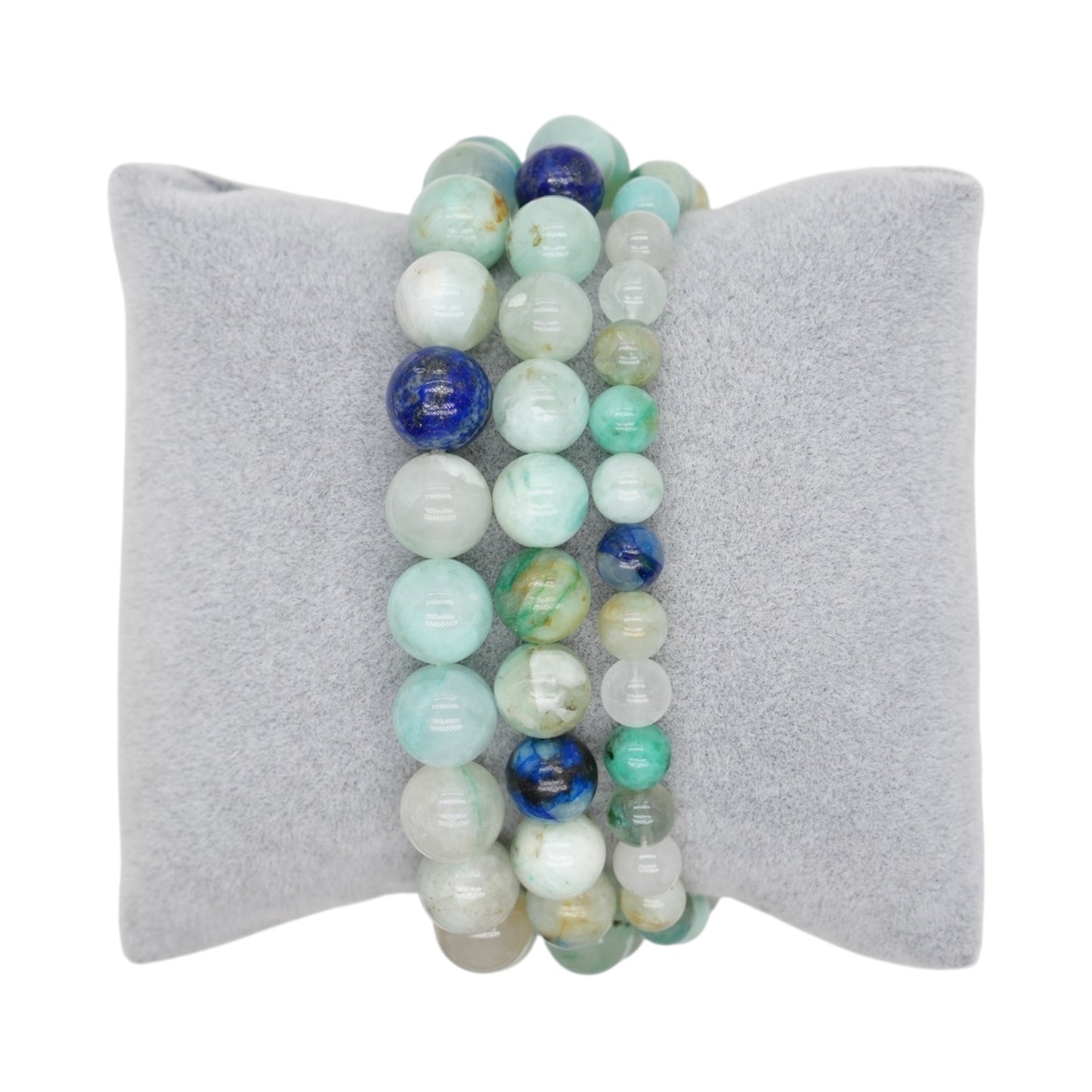 Bracelet Chrysoprase de Chine translucide