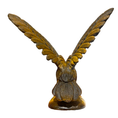 Figurine Aigle qui s’envole en Oeil de tigre - modele unique