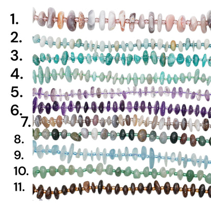 Fil de pierre baroque 5x8 mm (16 pierres disponibles)