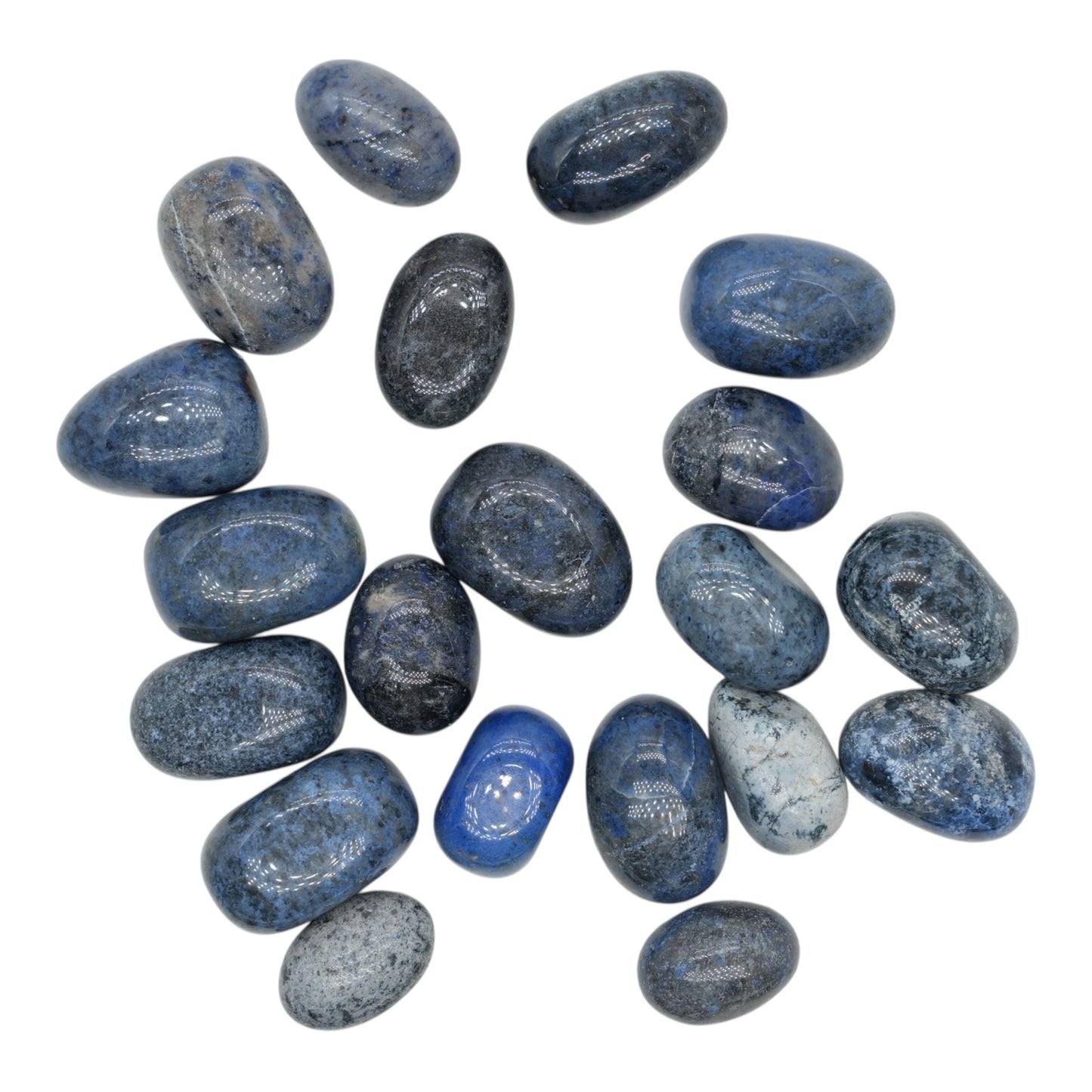 Pierre roulée en Dumortierite