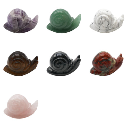 Figurines de Escargot 5x3 cm (7 pierres disponible)