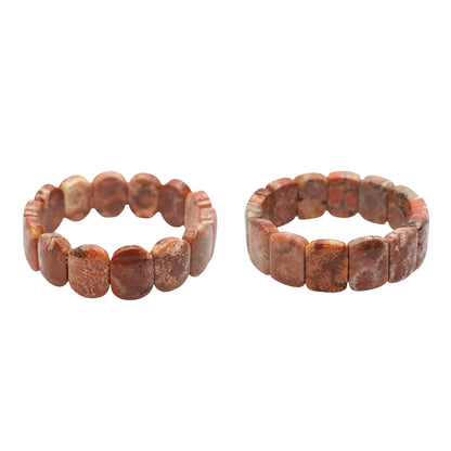 Bracelet Corail fossilisé A+ 15x20 mm (2 modèles disponible)