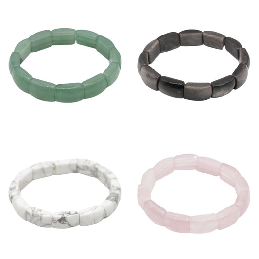 Bracelet à 2 trous AA+ 11x17 mm (27 pierres disponible) #8 RESTOCK